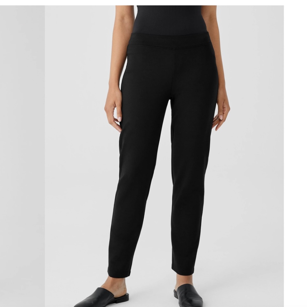 Eileen Fisher: Slim Lightweight Ponte Pants